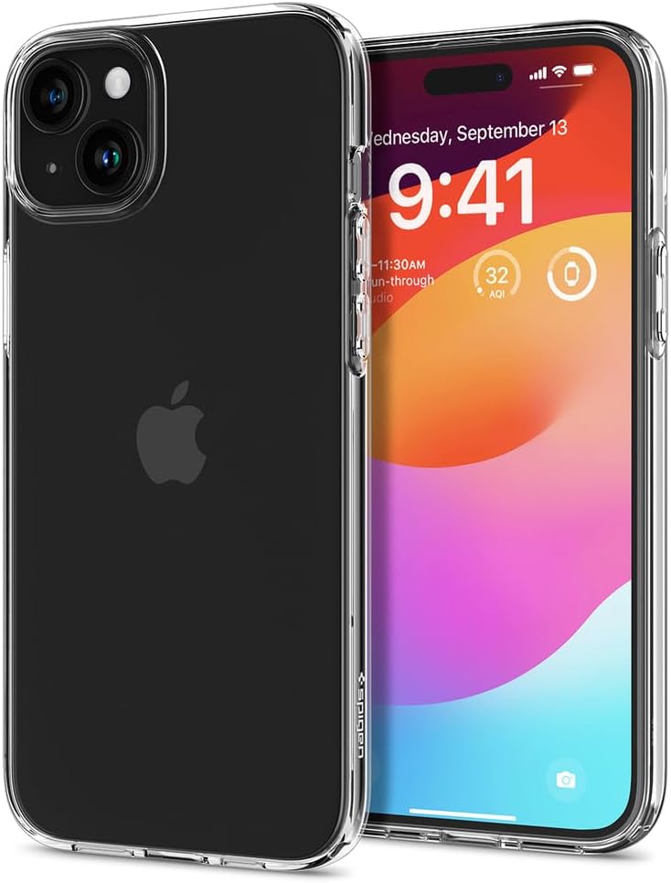 Detalle 2 de Spigen Liquid Crystal Coque iPhone 15 transparente