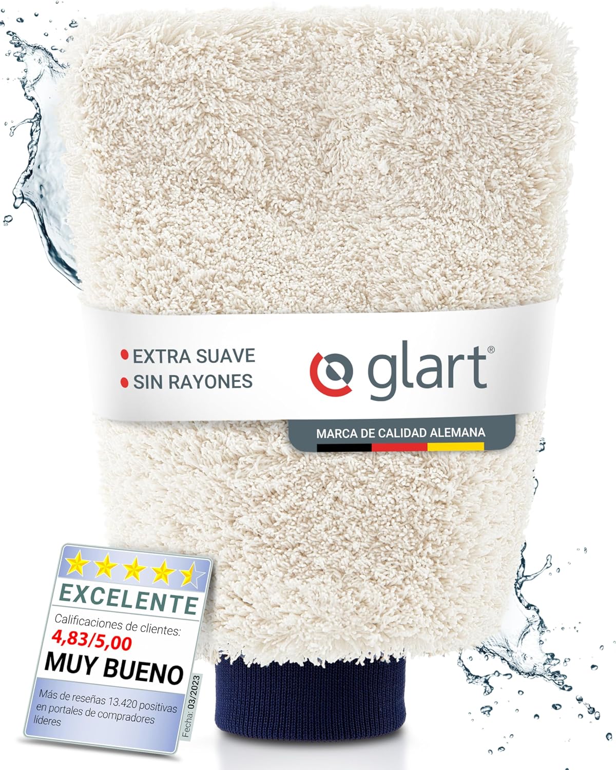 Glart Guante lavado microfibra 44WH