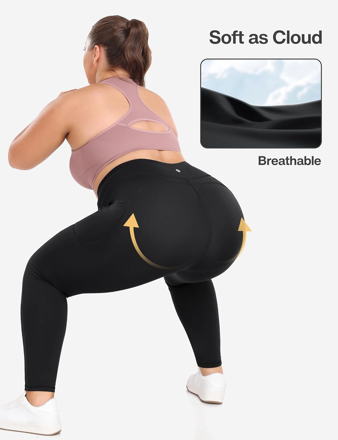 Thumbnail 4 de Heathyoga X-6XL High Waist Plus Size Leggings