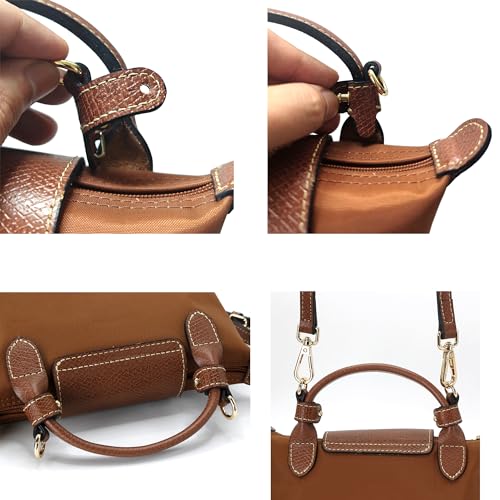 Thumbnail 2 de banbeln Mini Bags Leather Shoulder Strap SET para bolso (Terracotta/Nude Taupe/Nave Blue) – correa de cuero y accesorios