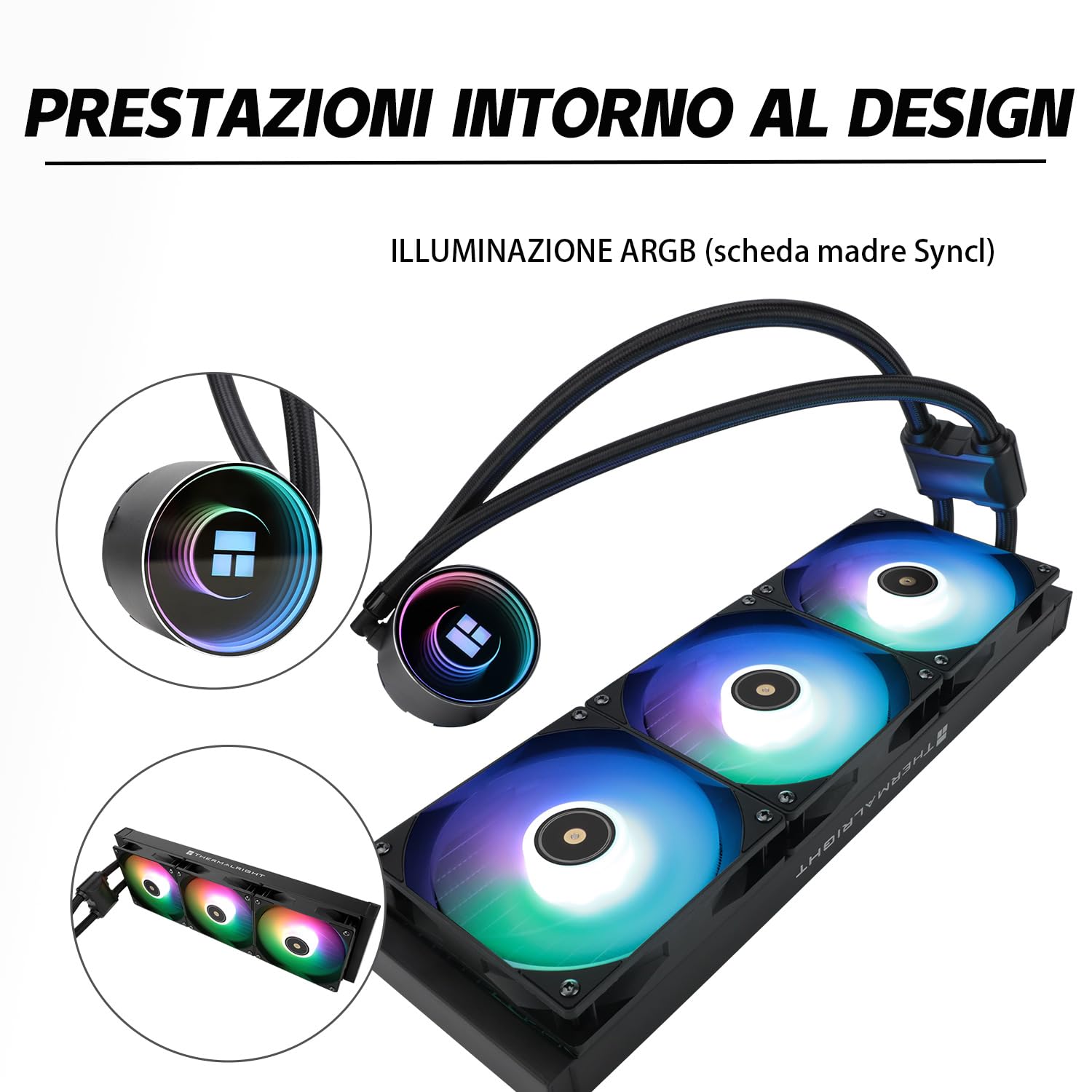 Detalle 1 de TR Frozen Notte 360 BLACK ARGB V2