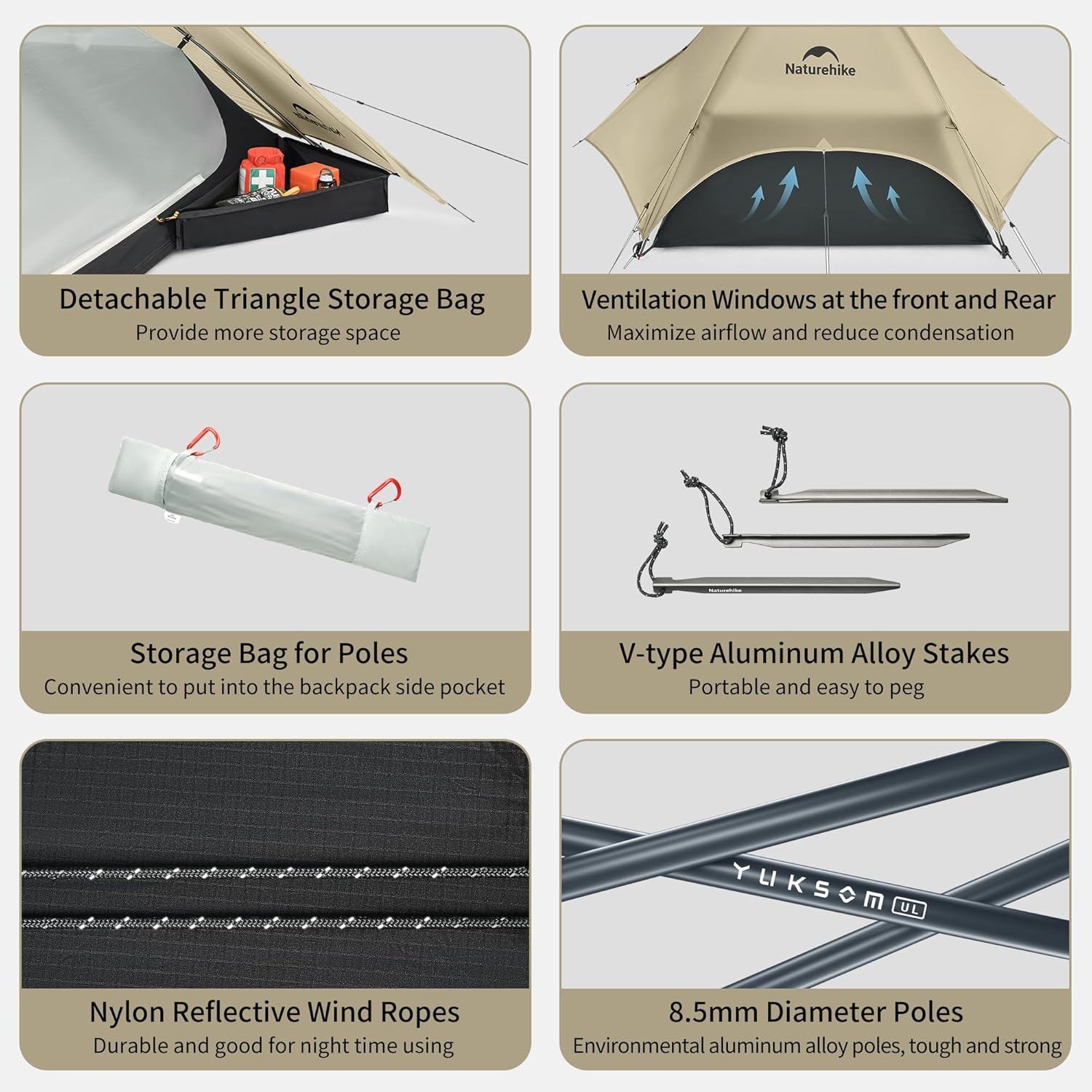 Thumbnail 5 de Naturehike Star River UL 2 Persone: Tenda Doppio Strato Ultralight per Backpacking