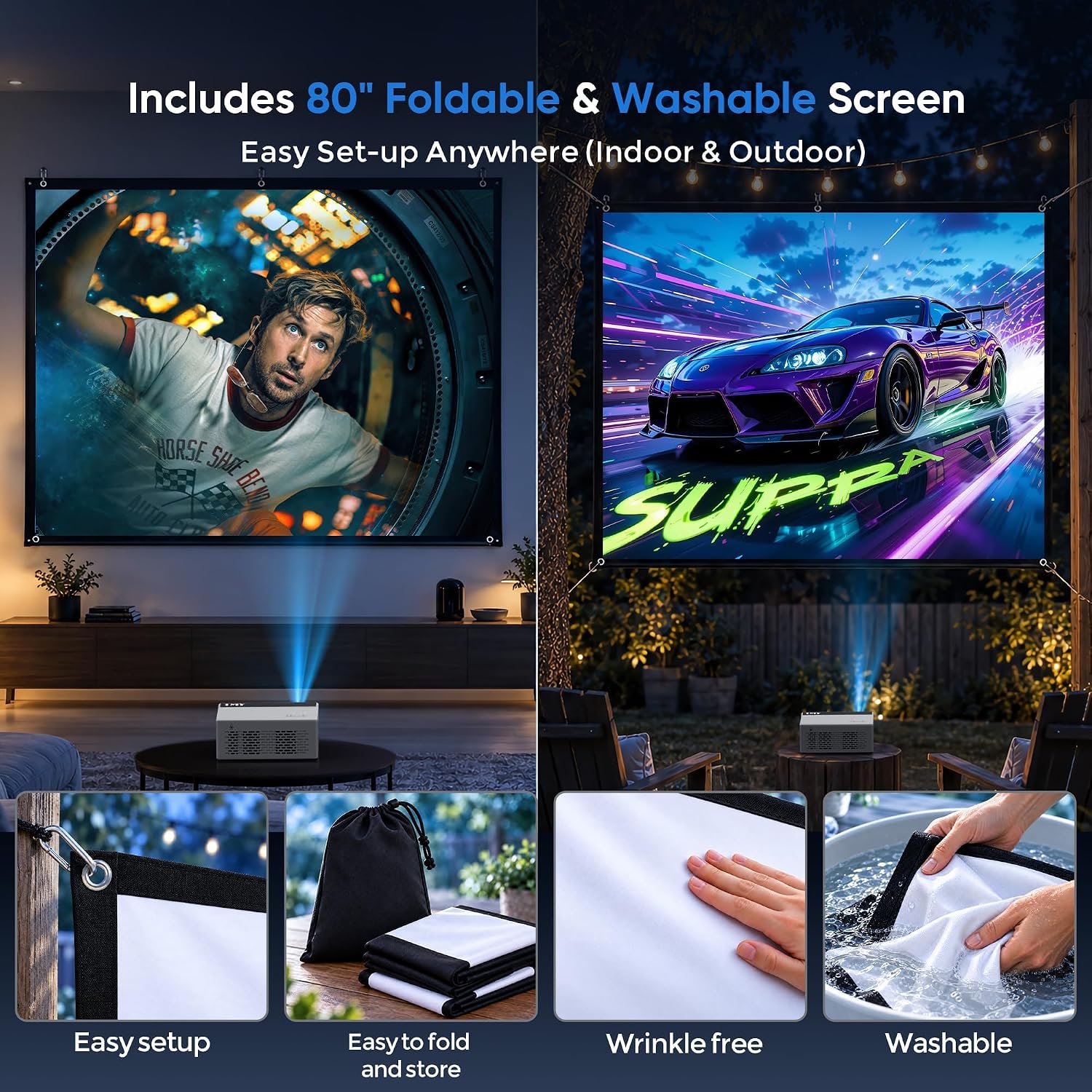 Detalle 2 de TMY Mini Projector, 1080P