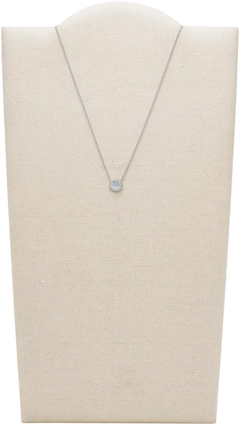 Detalle de Fossil Collana da Donna in Argento Sterling – lucido, lunghezza 40 cm + estensioni