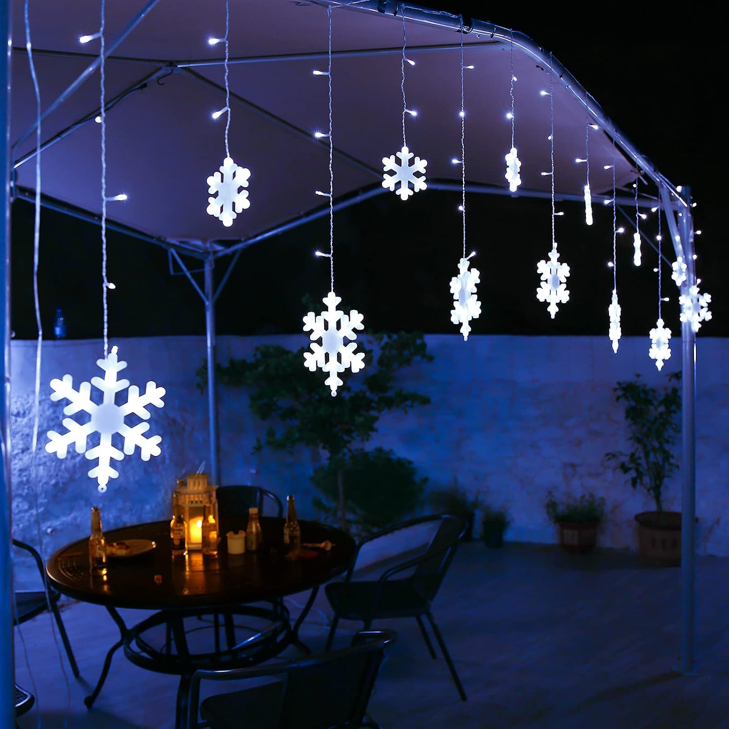 Detalle de Toodour Snowflake Christmas Lights, 17.22 ft