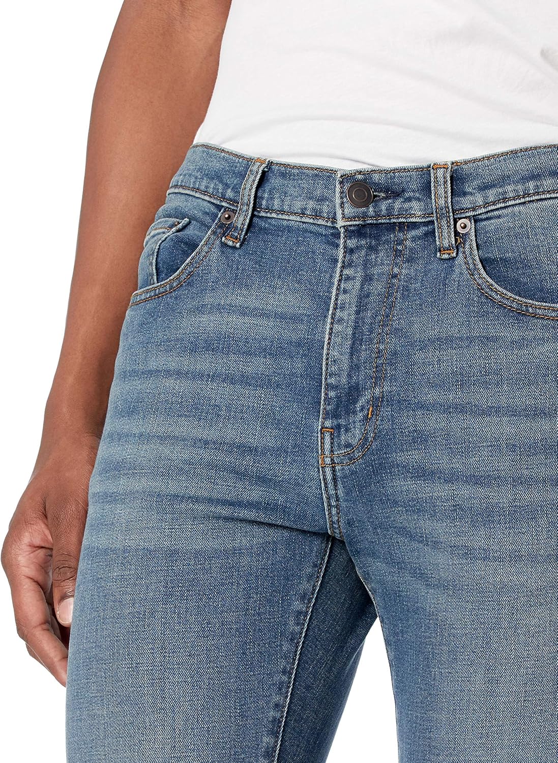 Detalle de Amazon Essentials Men’s Skinny-Fit Stretch Jean (Discontinued Colours) – slim, stretch denim