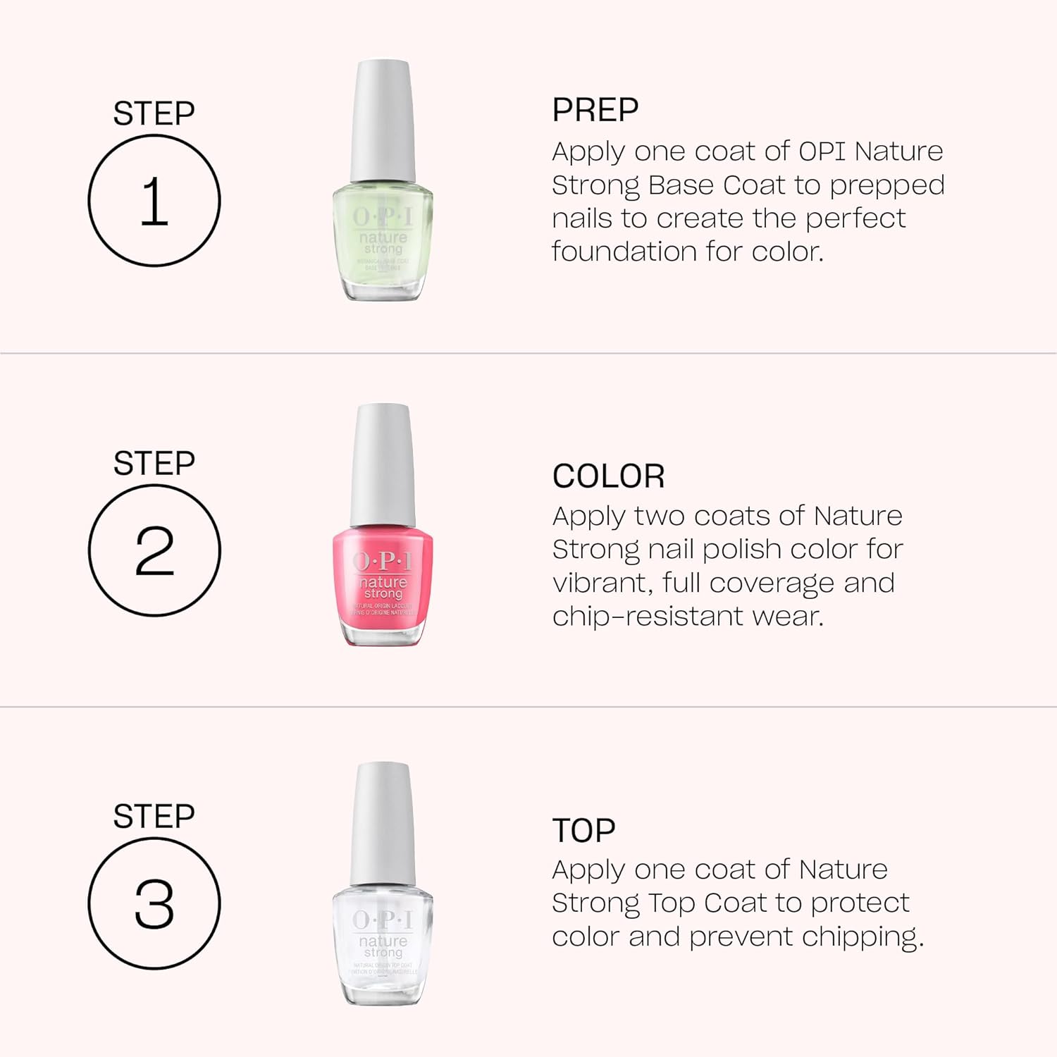 Thumbnail 4 de OPI Nature Strong | Base & Top vegano a origine naturale (sintesi smalto + protezione) da 15 ml