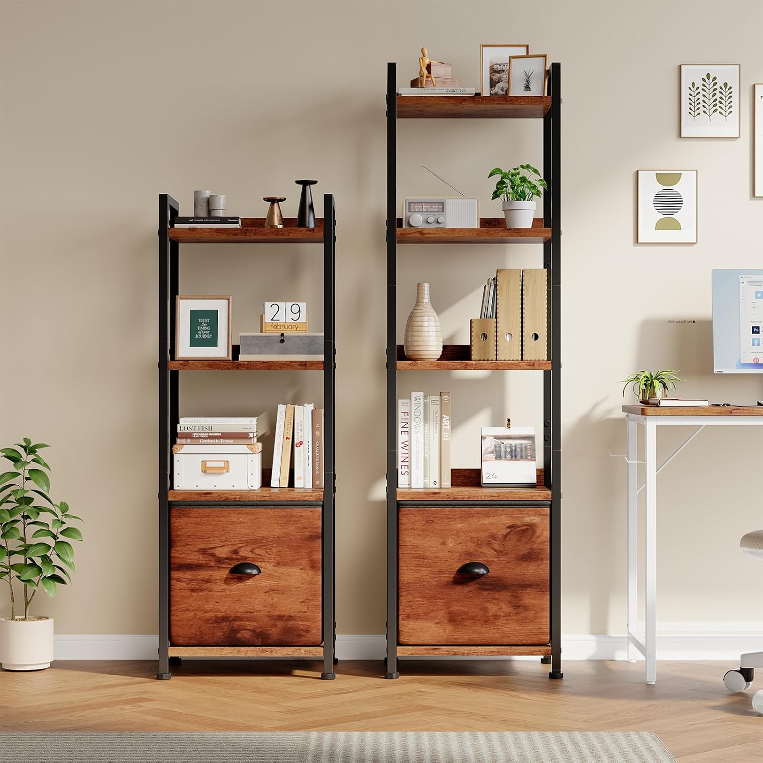 Thumbnail 6 de DUMOS Bookshelf, 4-Tier