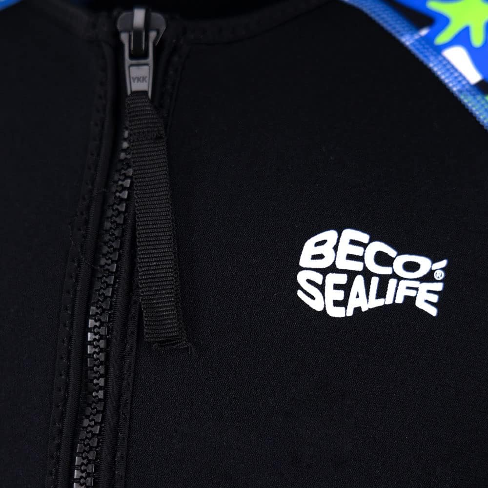 Detalle de Beco Badeanzug-5806 – jednoczęściowy strój neoprenowy dla chłopców, 2 mm