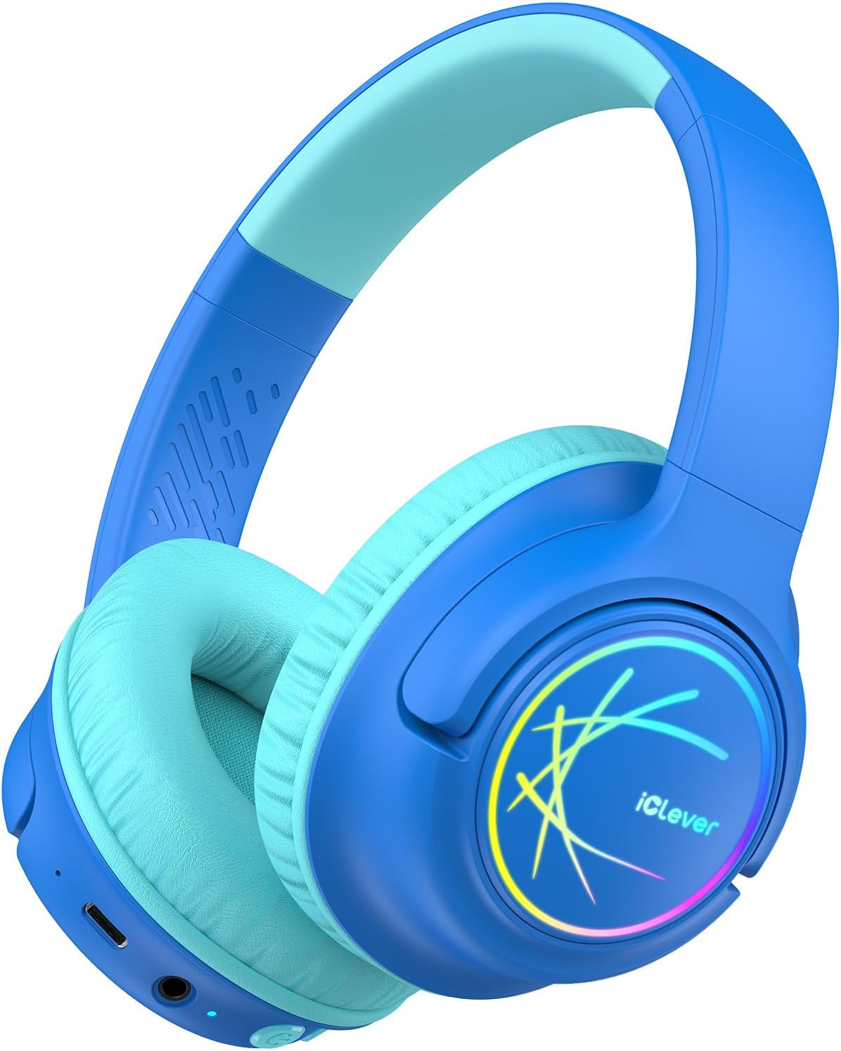 Detalle de iClever BTH18 Kids headphones 43H playtime