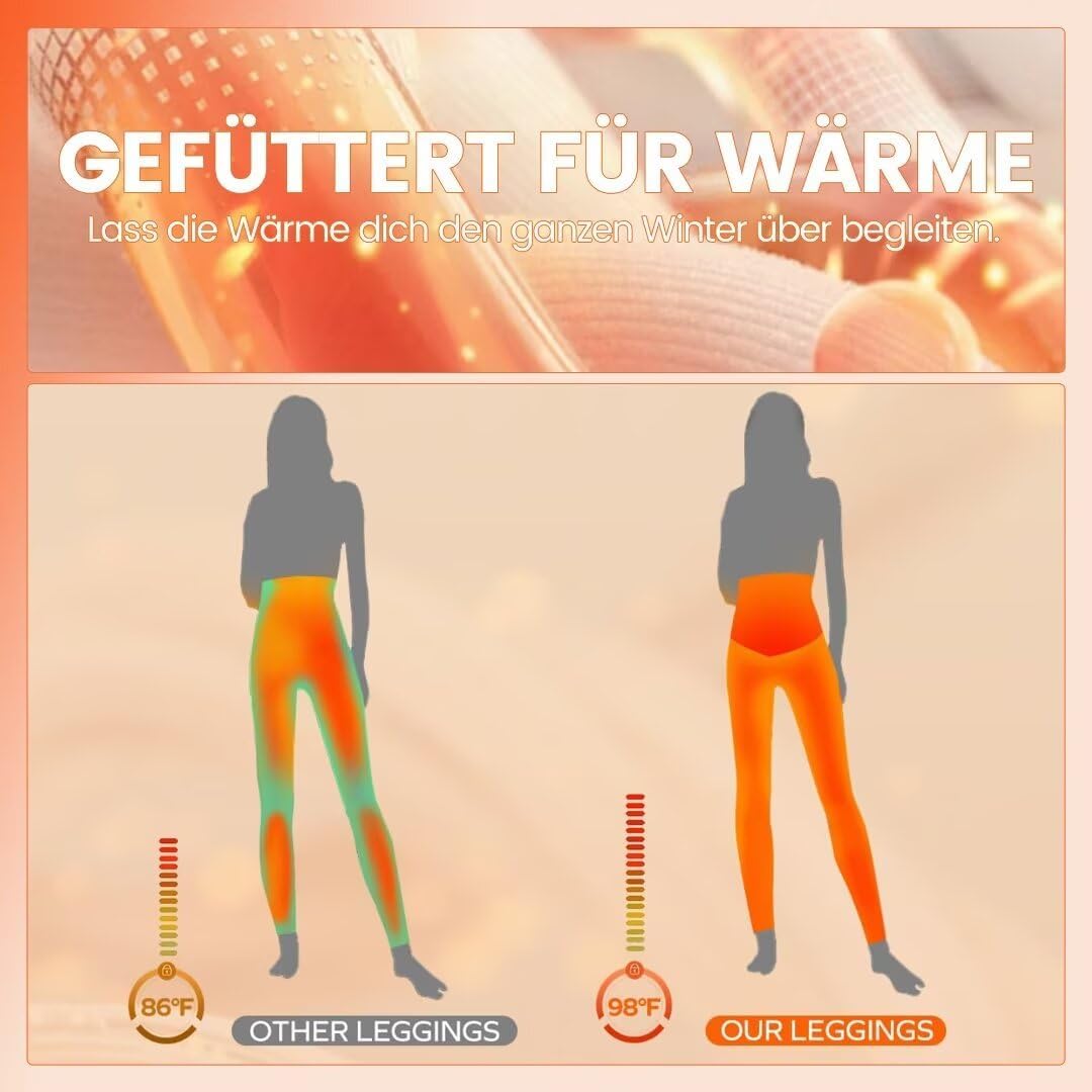 Thumbnail 4 de QGGQDD Thermo Umstandsleggings High Waist Schwangerschaftsleggings