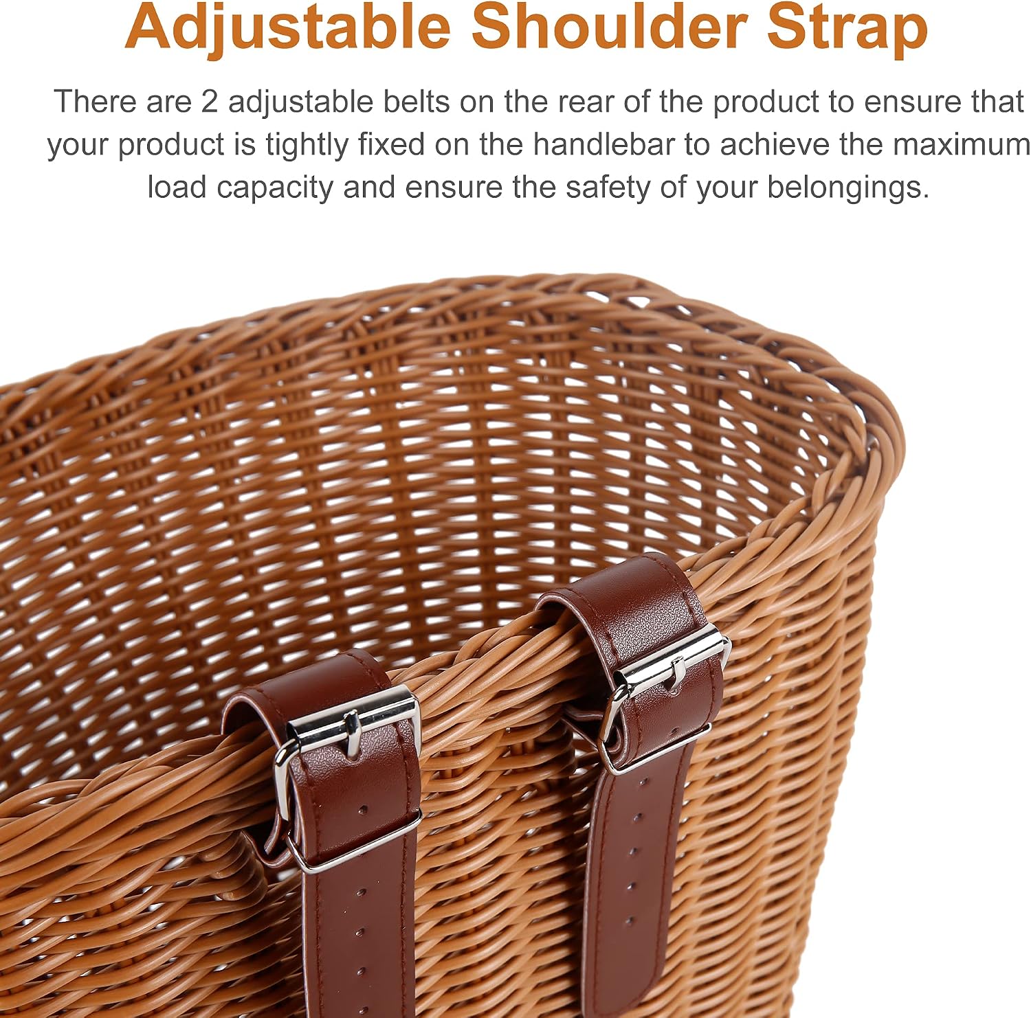 Thumbnail 3 de Woven plastic bike basket