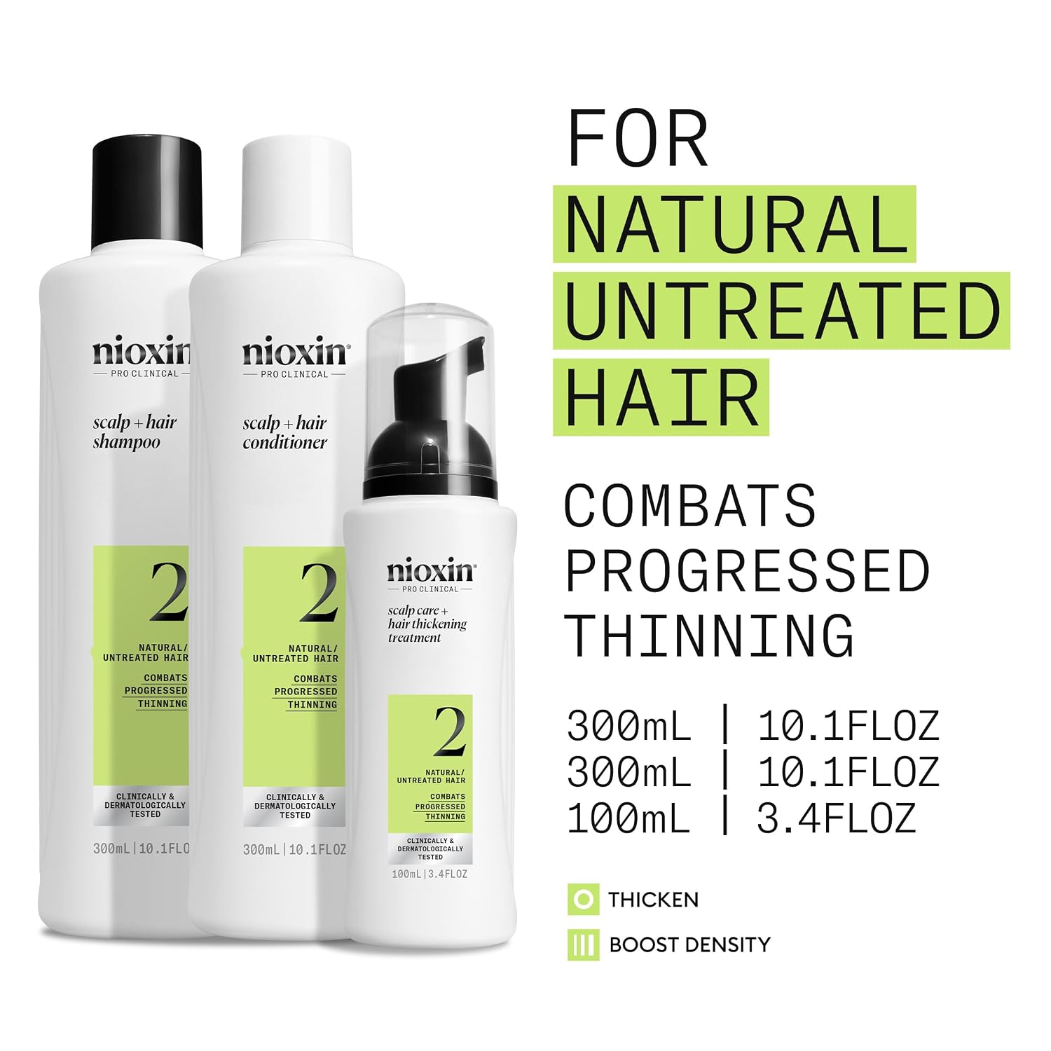 Detalle de NIOXIN Scalp + Hair Thickening System Kit