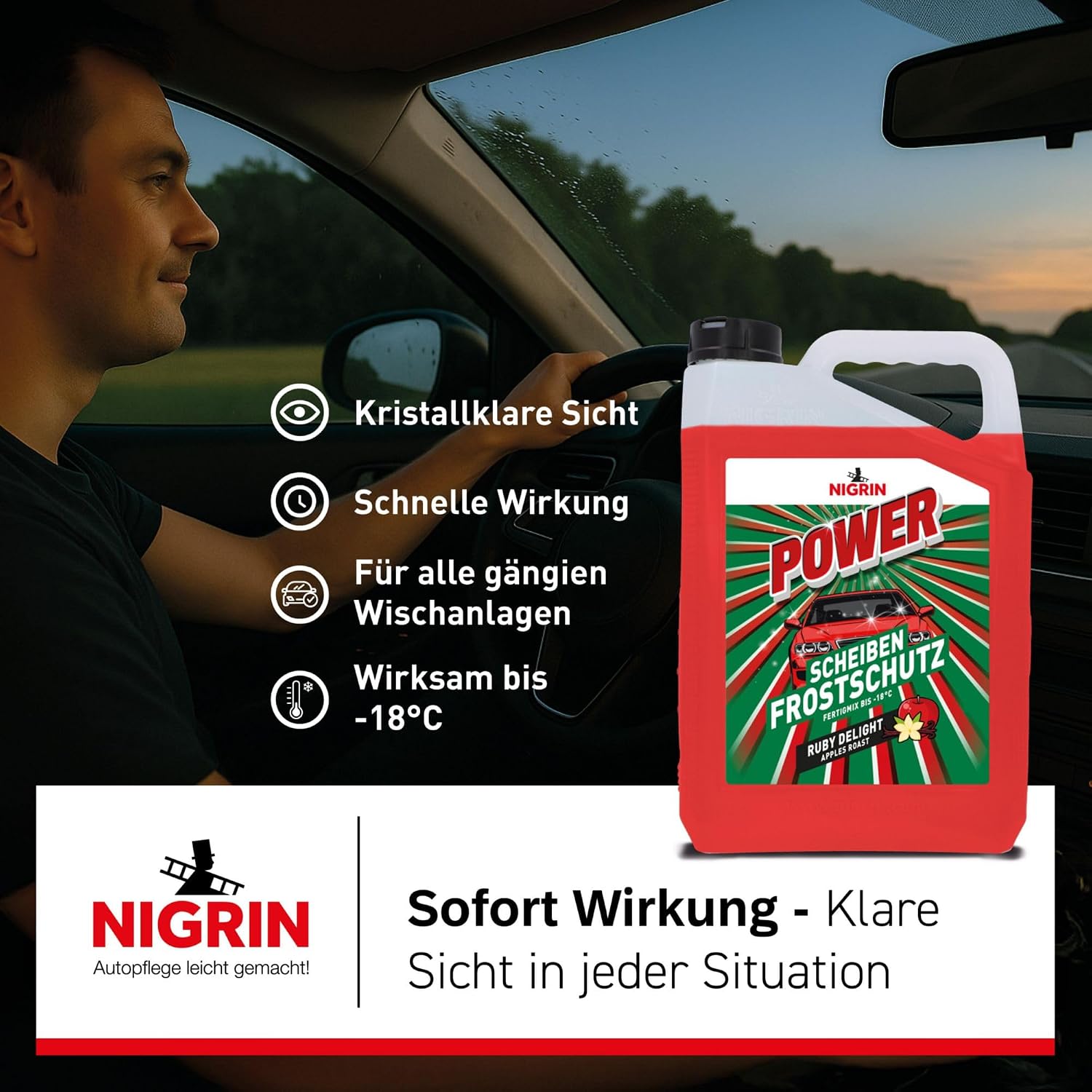 Detalle de NIGRIN POWER Scheibenfrostschutz 5 L