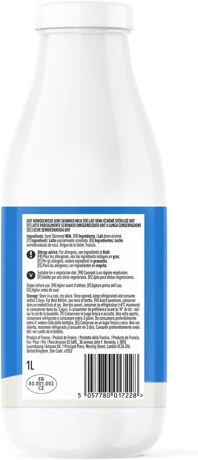 Thumbnail 2 de by Amazon Latte Parzialmente Scremato, 6x1L – latte UHT parzialmente scremato, lunga conservazione