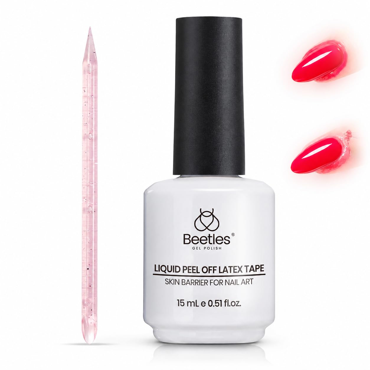 Detalle 2 de beetles 2Pcs No Wipe Top Coat 15ml ๐