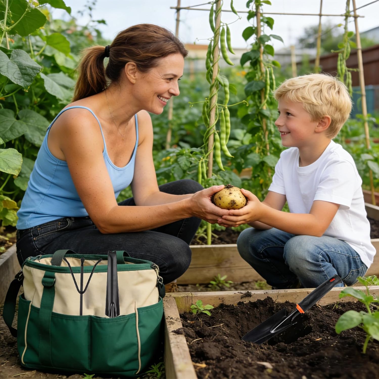 Thumbnail 6 de msymsyu MSY-078-01 – zestaw 3 narzędzi ogrodowych ze stali węglowej
