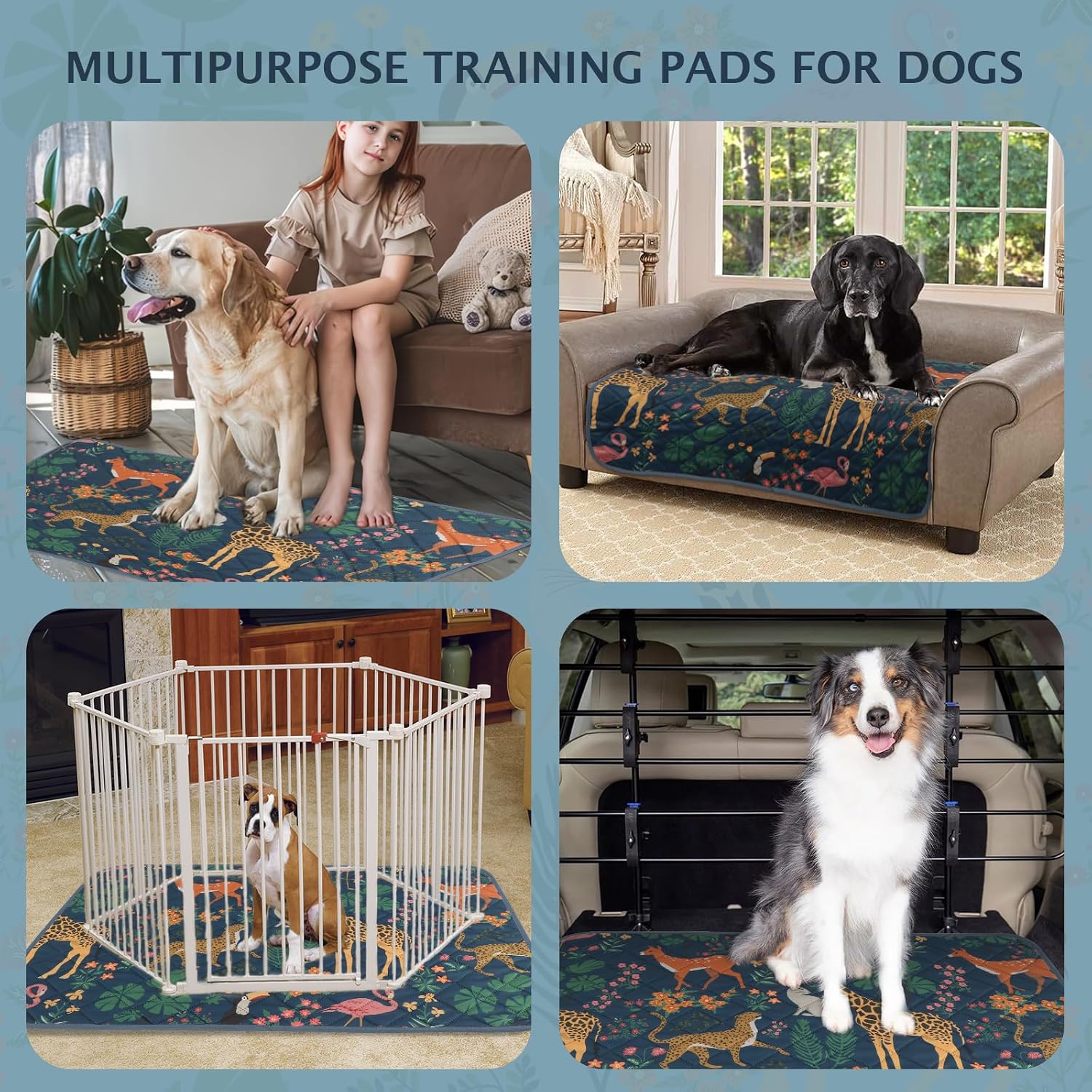 Thumbnail 6 de IEUUMLER Reusable Dog Training Pads 2-pack