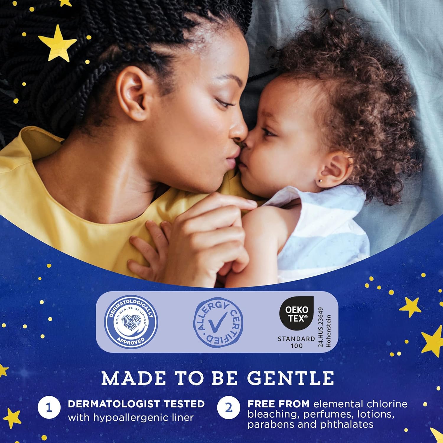 Detalle de Amazon Brand - Mama Bear Overnight Diapers Size 6 (54 Count)