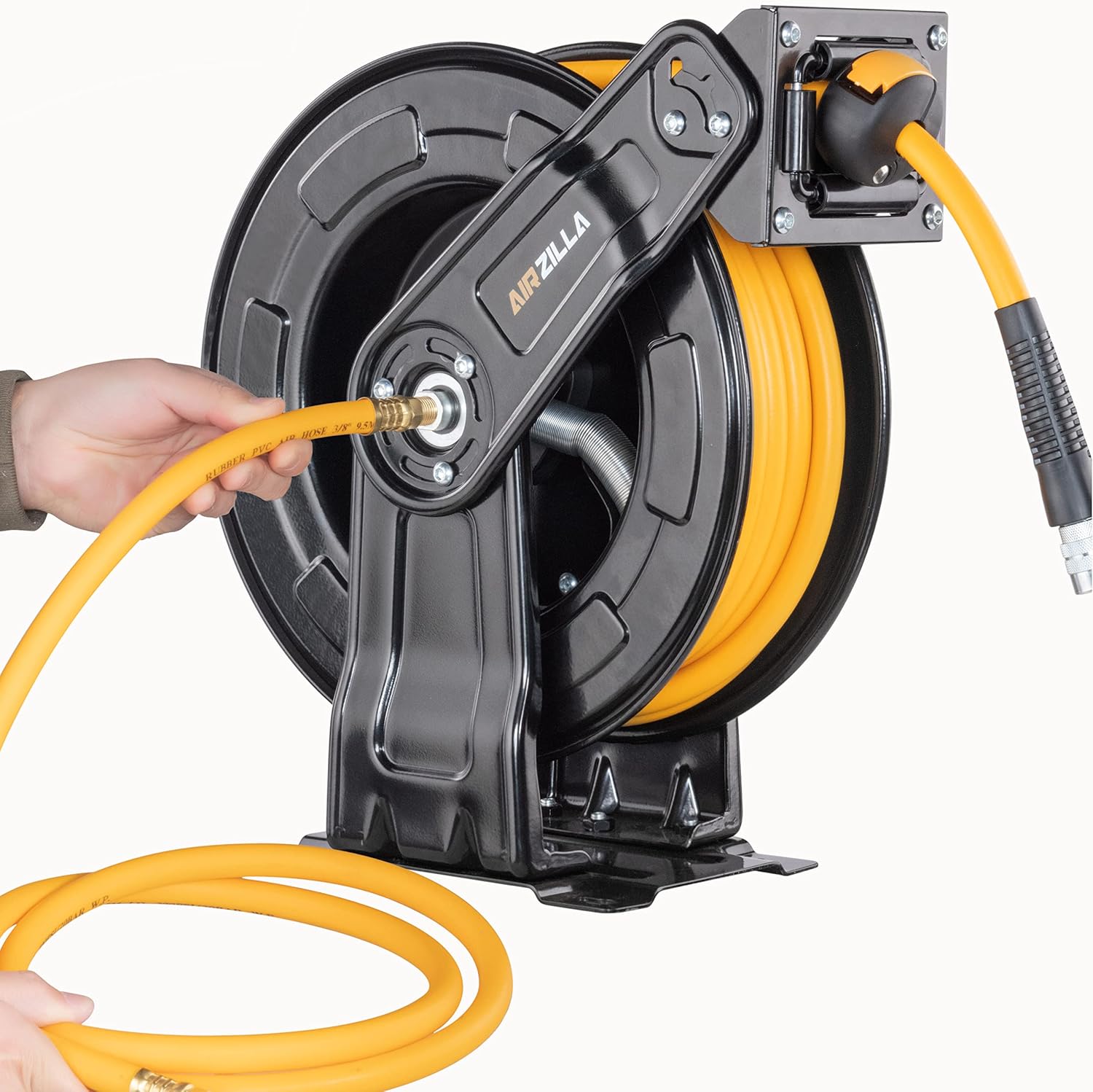 Detalle de AIRZILLA Retractable Air Hose Reel, 3/8-Inch Hose