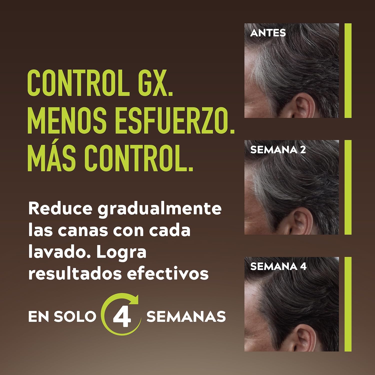 Detalle 2 de Just for men Control GX 118ml champú reductor de canas