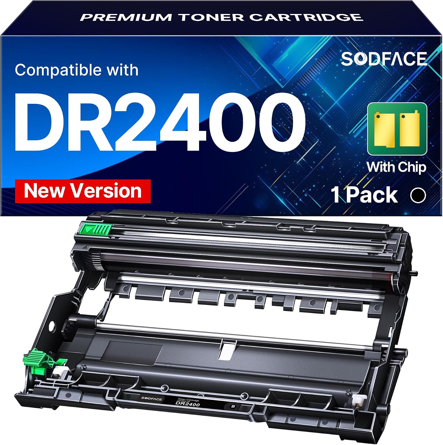 Detalle de SODFACE DR2400 Trommel 12.000 Seiten für Brother