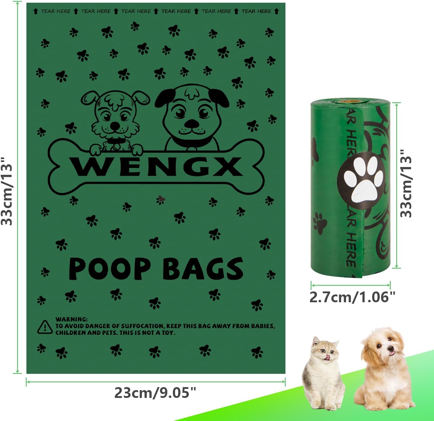 Thumbnail 2 de Poo Bags for Dog Waste: Large, Super Strong, Leak-Proof with Lavender Scent