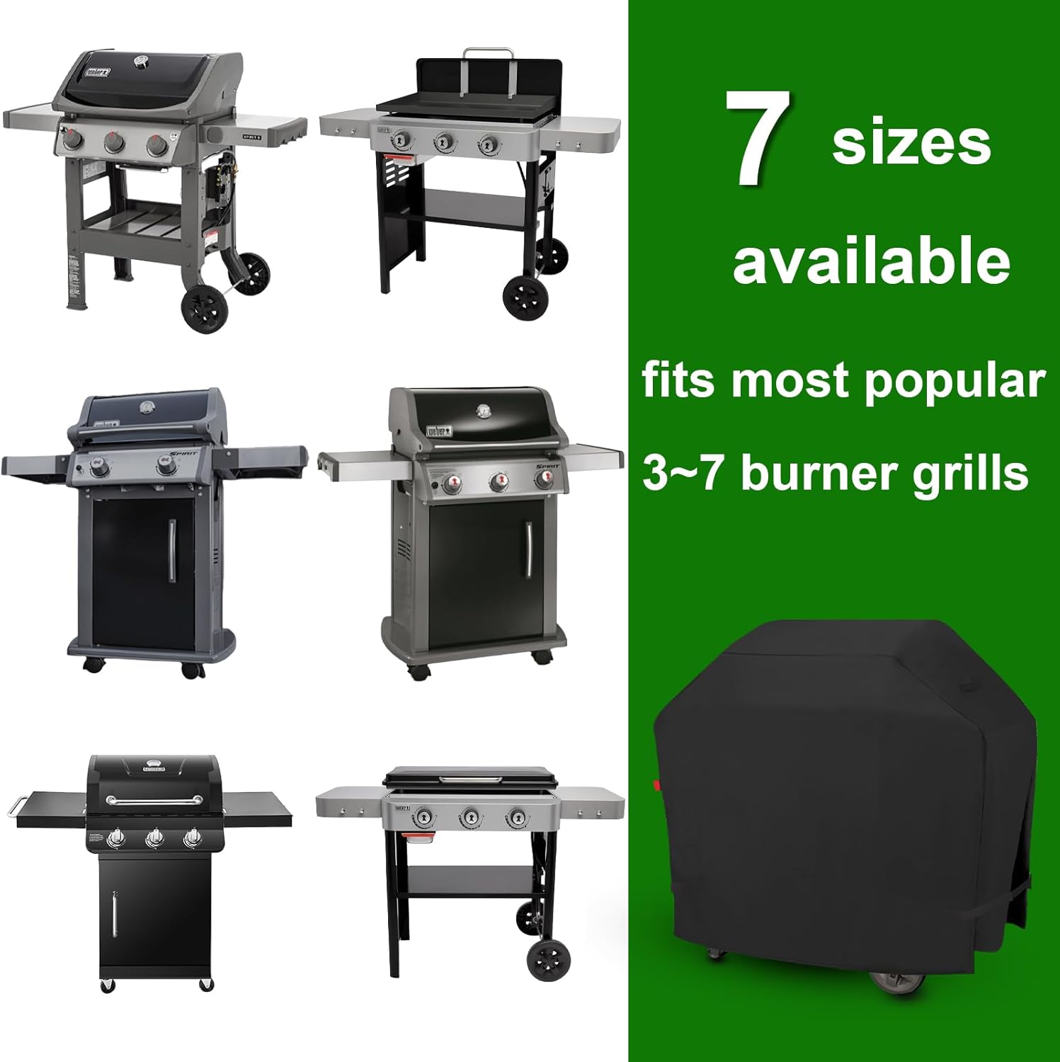Thumbnail 4 de Weber Spirit II E-310 Outdoor Grill Cover 🧯