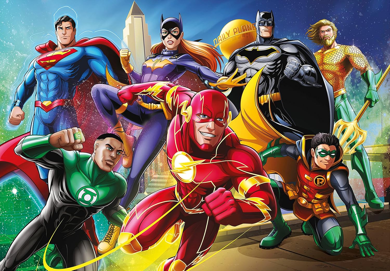 Thumbnail 1 de Clementoni Supercolor DC Comics Justice League – Puzzle enfant 104 pièces (à partir de 6 ans)