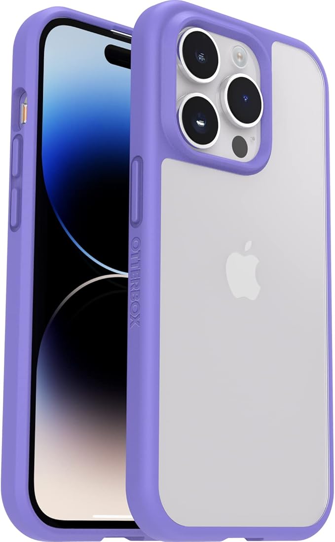 Detalle de Otterbox Funda iPhone 14 Pro Sleek Transparente/Morado