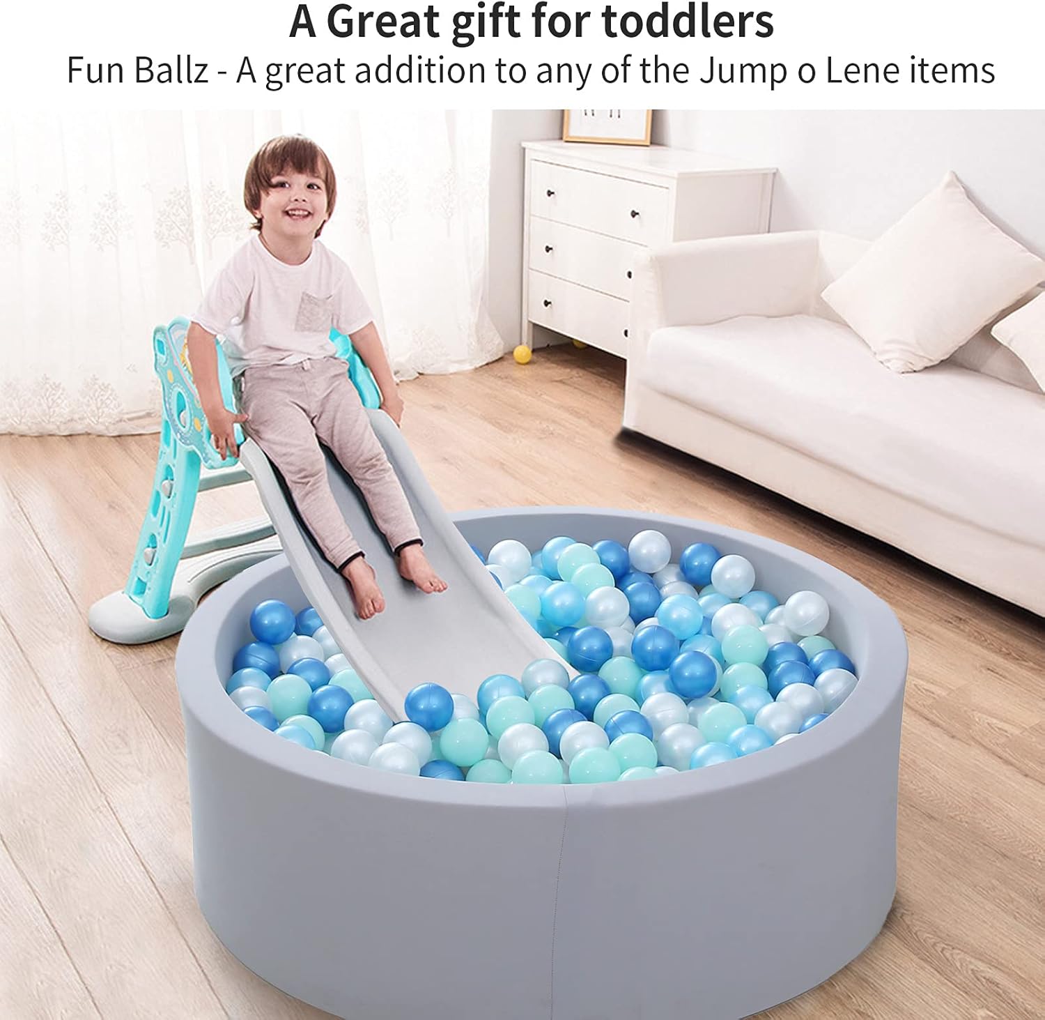Thumbnail 2 de STARBOLO Ball Pit Balls for Toddlers – 200 PCS, BPA & Phthalate Free, 2.2-Inch Crush-Proof Soft Plastic Balls