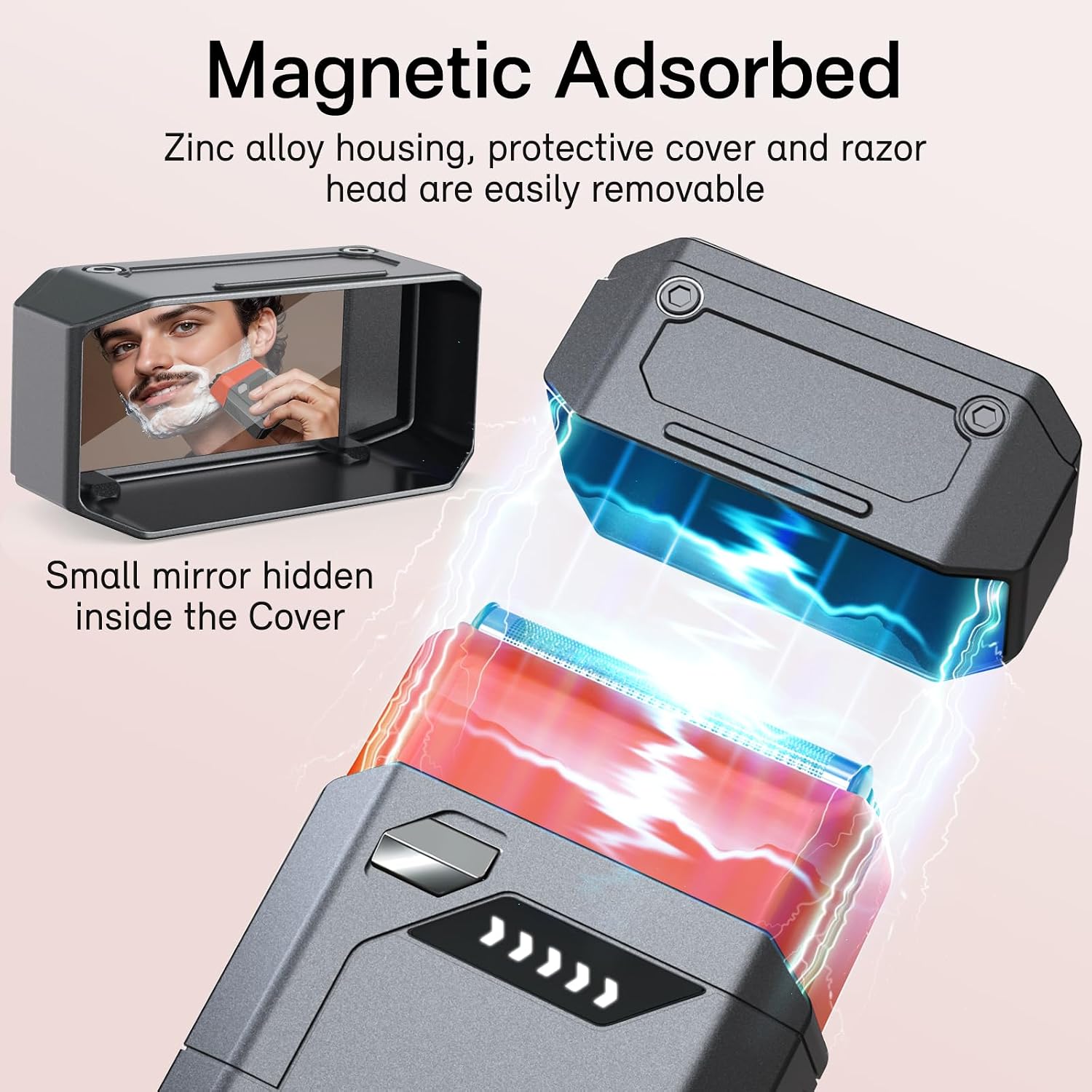 Thumbnail 6 de Nevlive Men's Electric Shaver USB-C Rechargeable