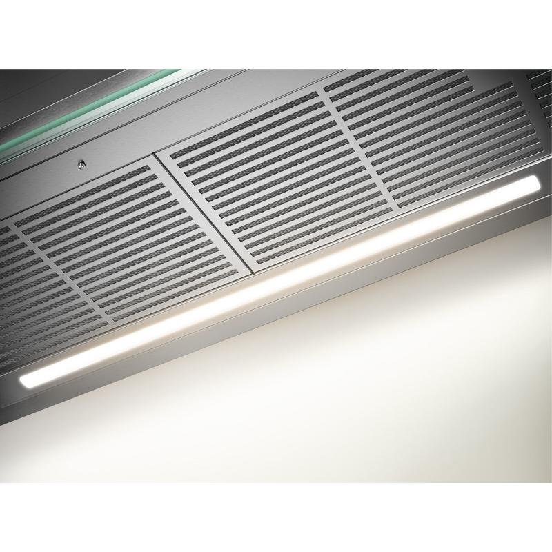 Detalle 2 de Campana extractora AEG GDE682HM: Hob2Hood, 120 cm y iluminación LED para cocina sin olores
