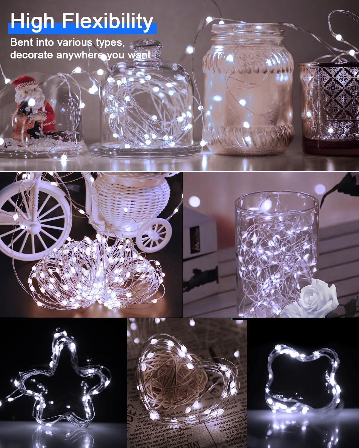 Thumbnail 4 de Dalugo solar string lights 120 LED 12m