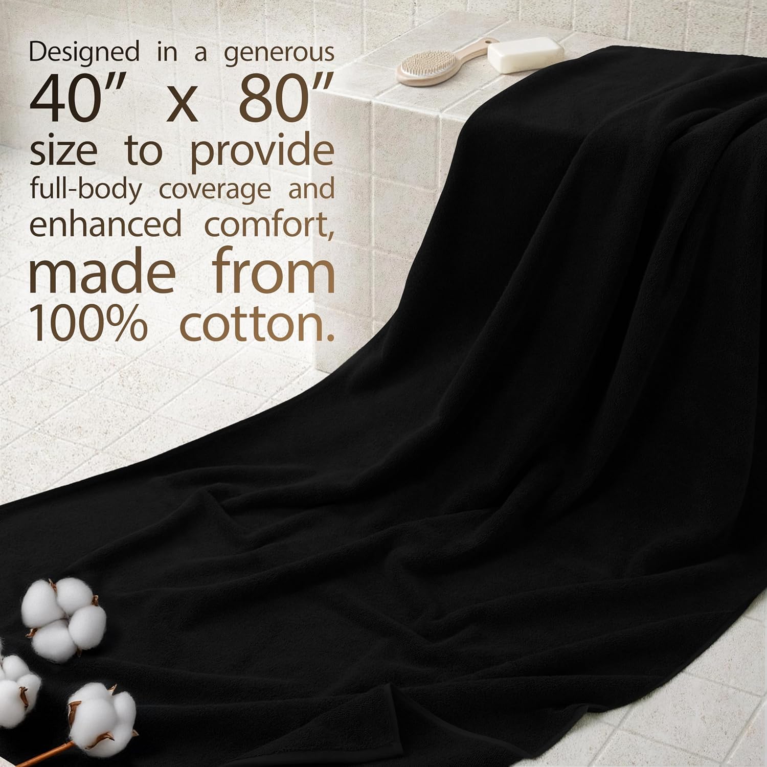 Thumbnail 1 de 40x80 Cotton Paradise oversized bath towel