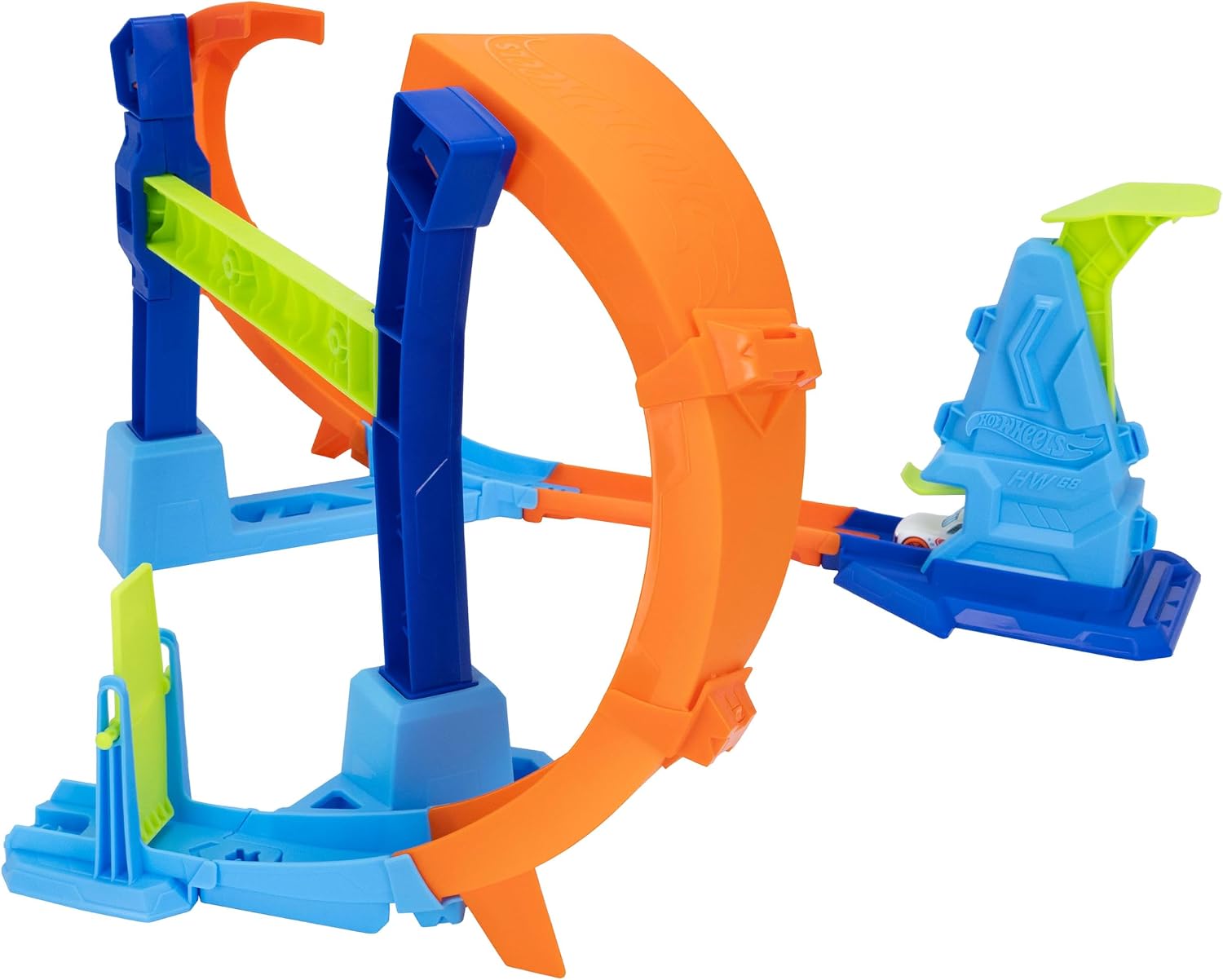 Thumbnail 4 de Hot Wheels Stunt Tracks Corkscrew Jump Champion & Toy Car (1:64) – JLM91