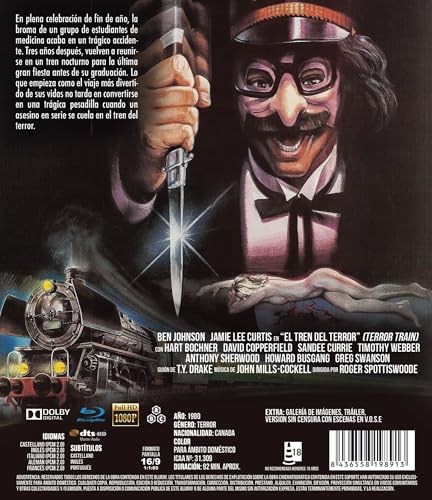 Detalle 2 de El Tren del Terror BD 1980 Terror Train – edición Blu-ray (research)