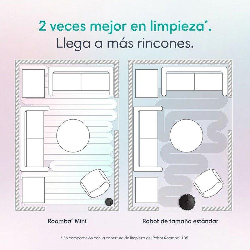 Thumbnail 2 de iRobot Roomba Mini Combo con autovaciado y fregado, navegación LiDAR y estación AutoEmpty™