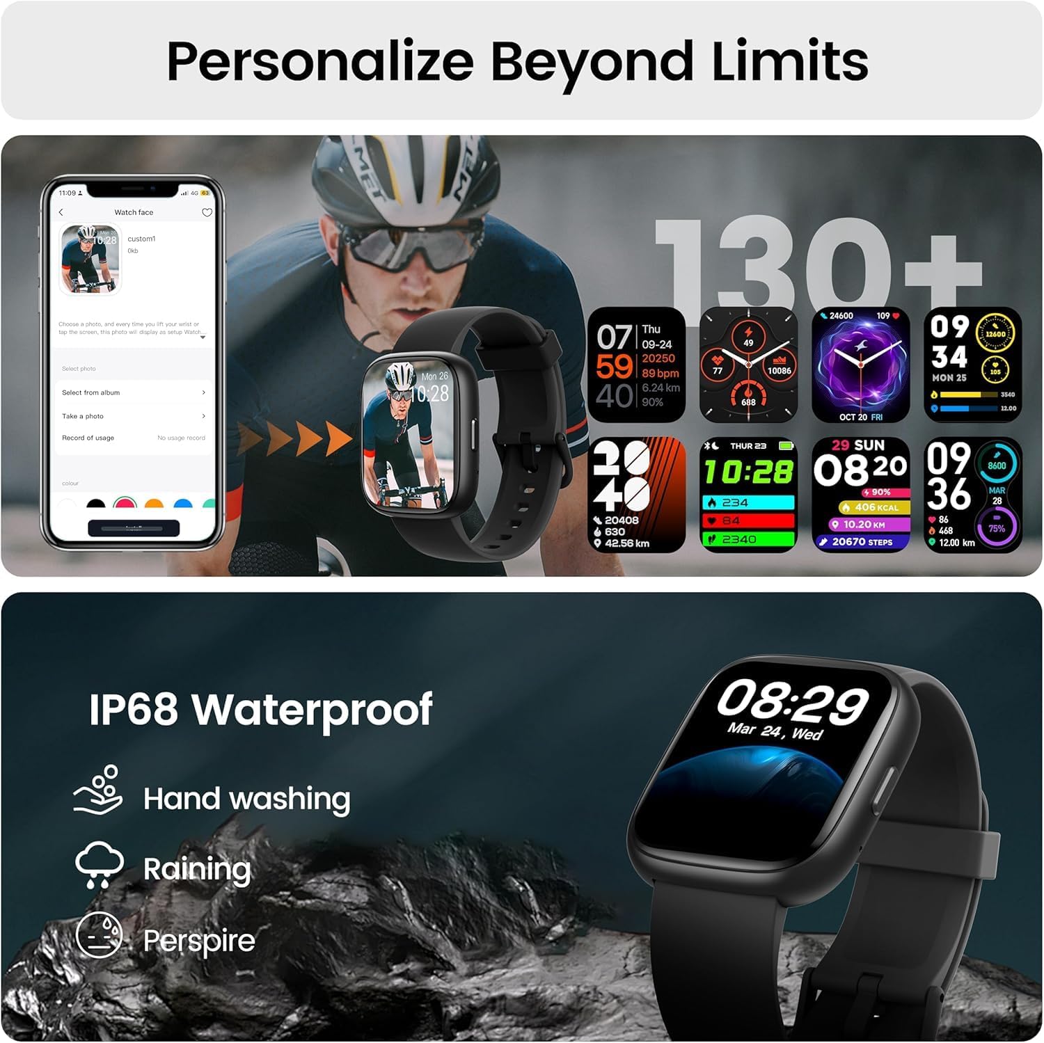Thumbnail 5 de Smart Watch with Alexa Built-in 1.83" Fitness Tracker