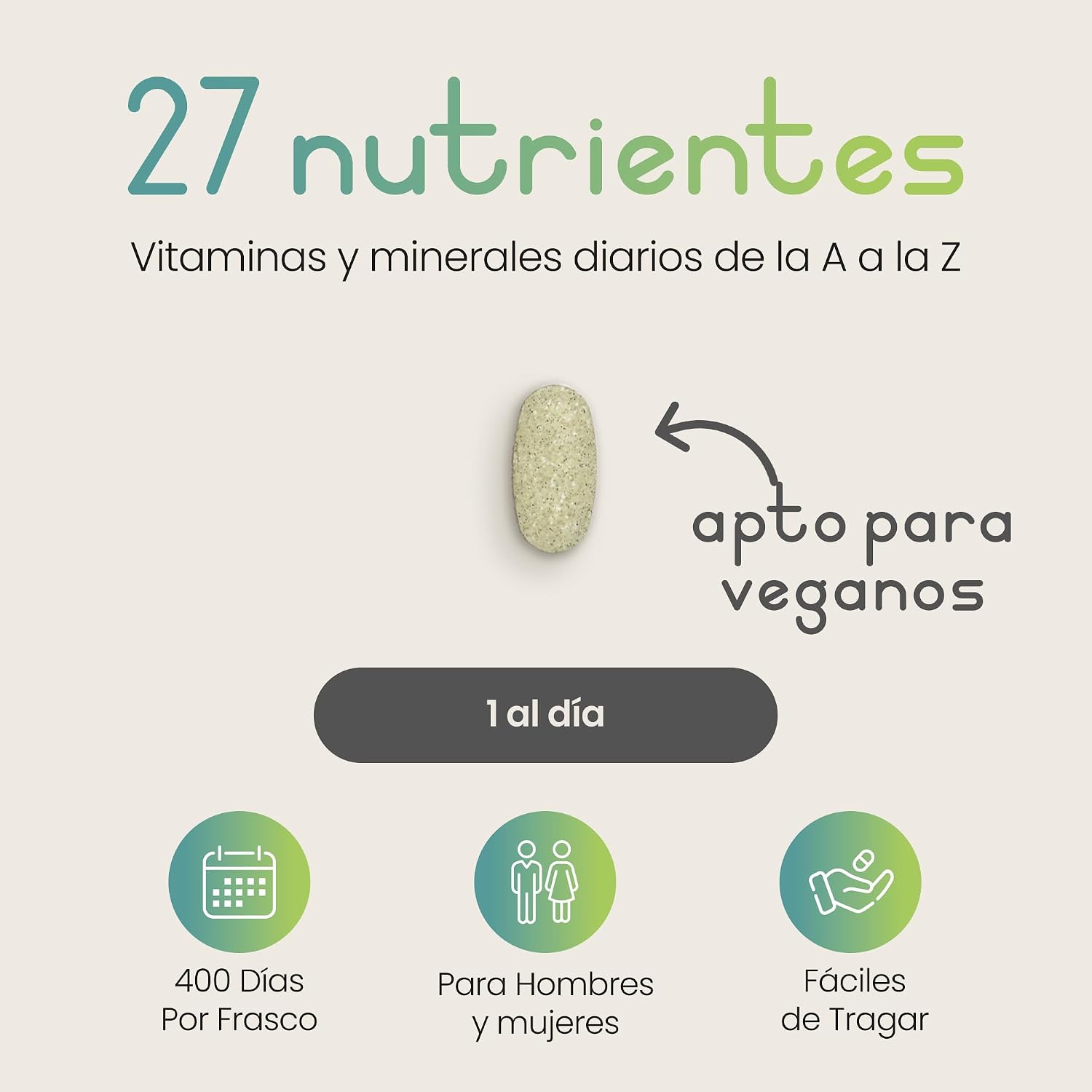 Thumbnail 1 de VitaBright Multivitaminas 400 Tabletas 💊
