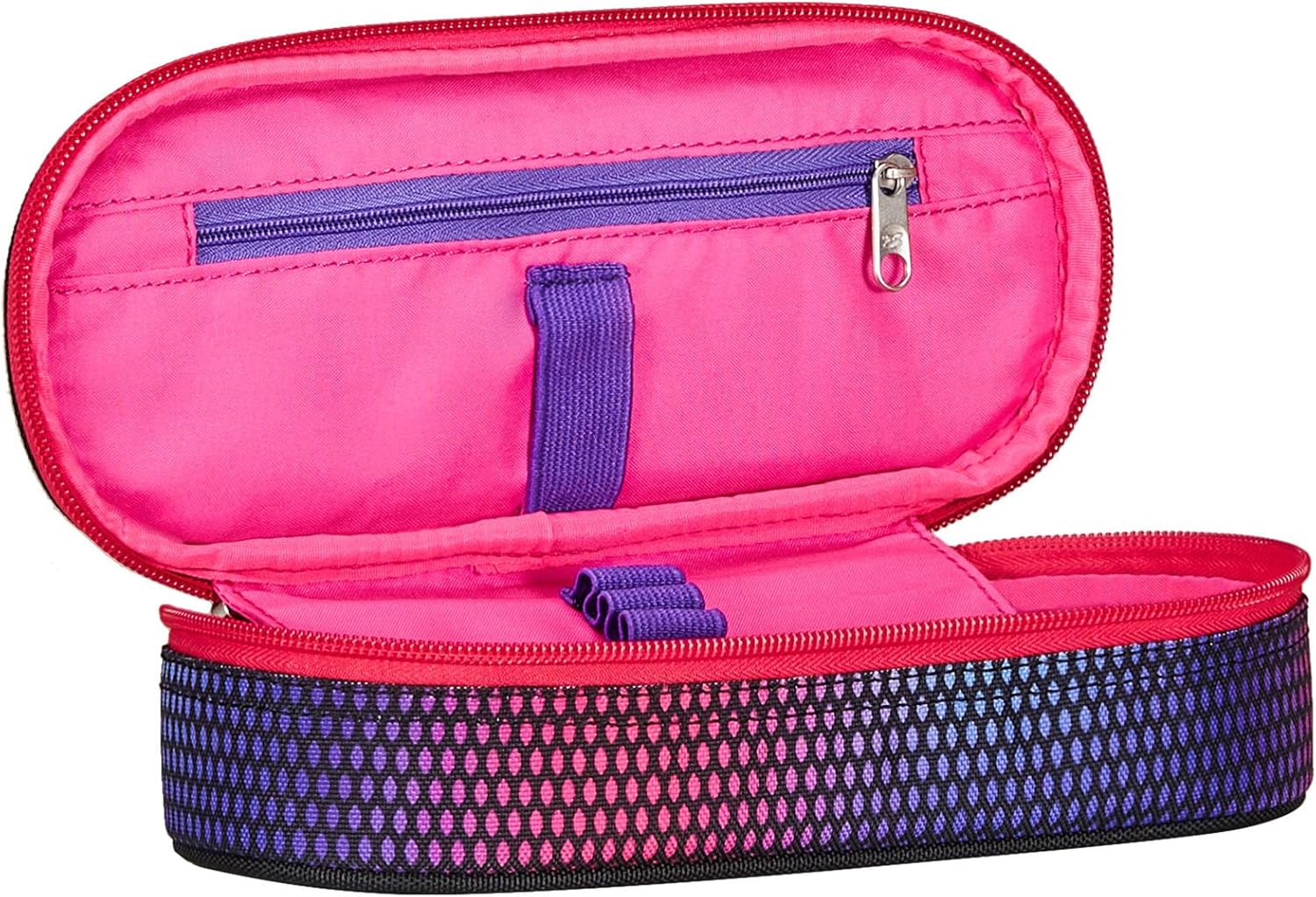 Thumbnail 1 de SEVEN Porte-stylo Scolaire Round Plus Violet – Organisation pratique pour le sac scolaire