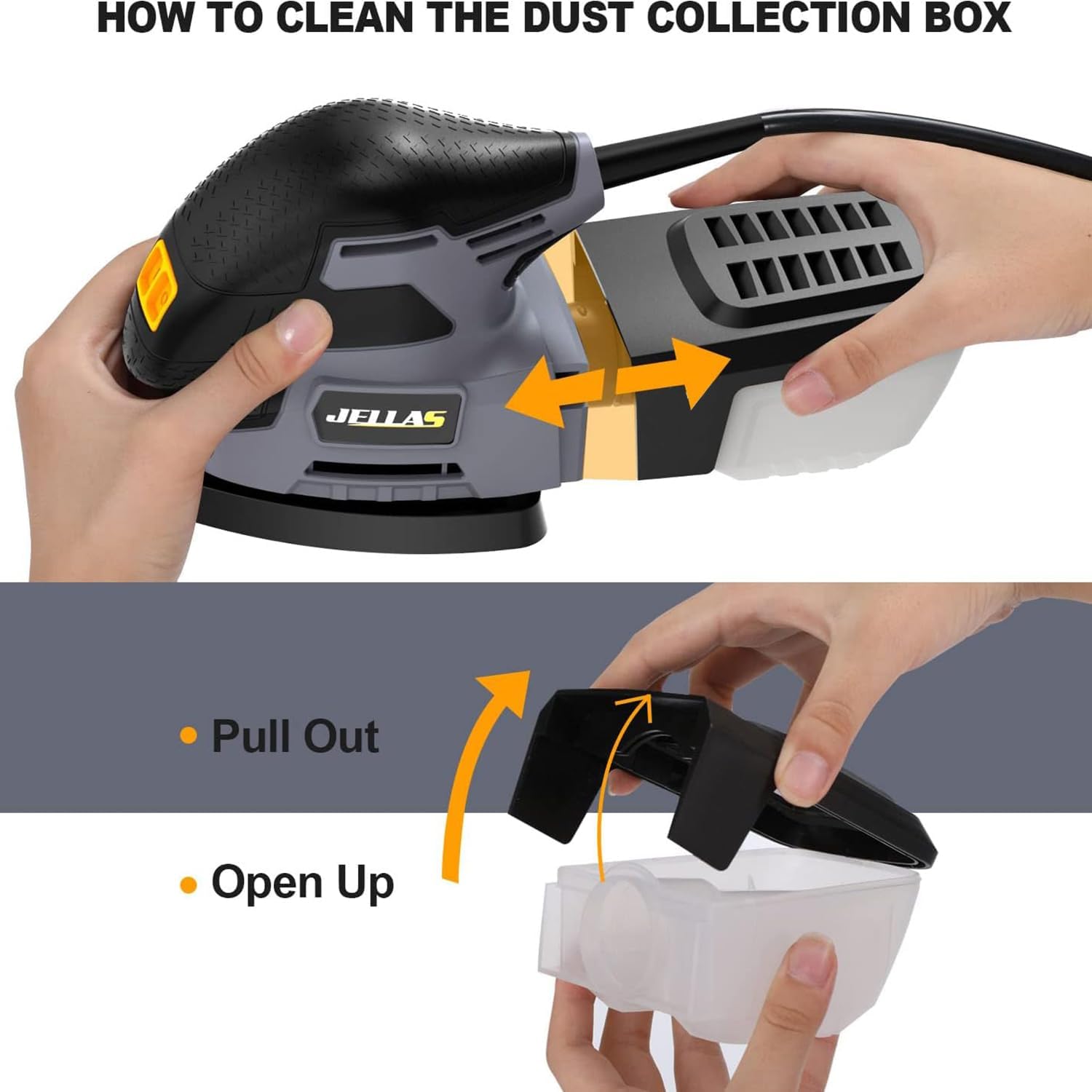 Thumbnail 4 de Jellas JD2442 220W Detail Mouse Sander