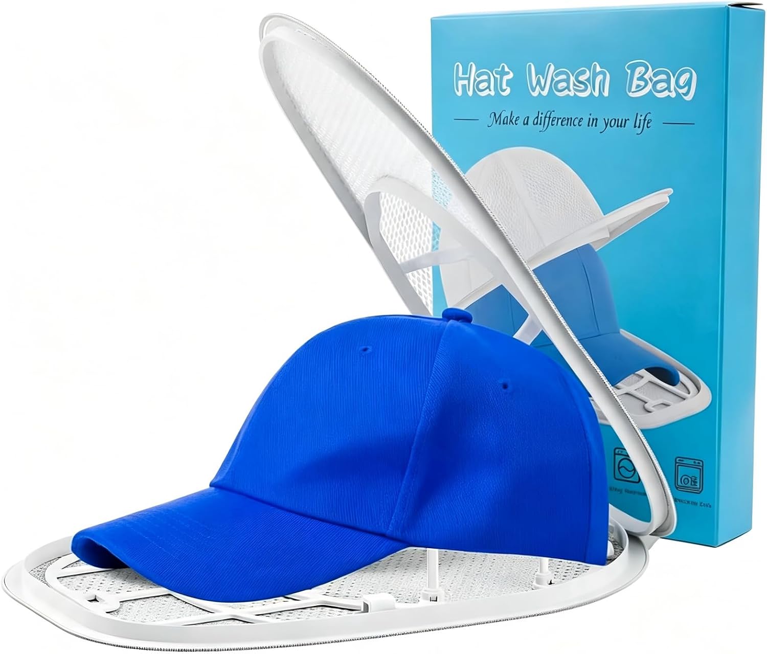 Thumbnail 6 de Haiou 2 Stück Hut-Unterlegscheibe / Cap Washer – Halterung für Baseballkappen (Weiß)