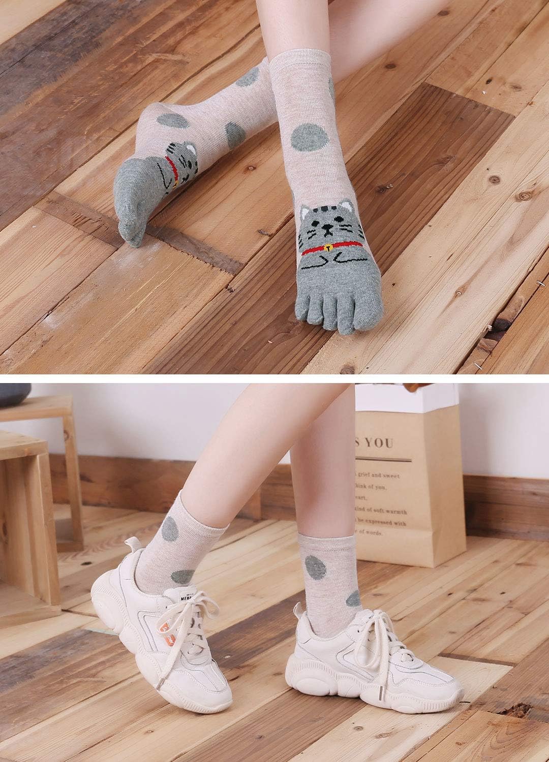 Thumbnail 6 de PUTUO Calcetines de dedos 4/5 pares