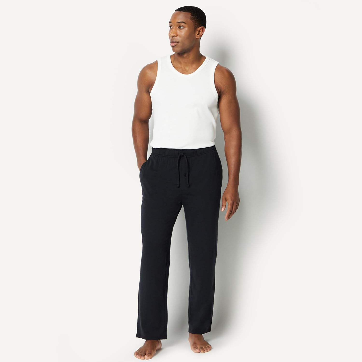 Detalle de Amazon Essentials Herren Pyjamahose aus Baumwoll-Modal