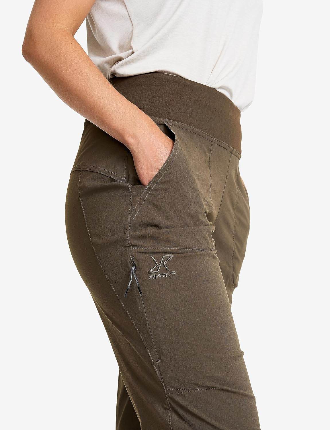 Thumbnail 3 de RevolutionRace RVRC Breezy Curved Ankle Stretch pantaloni da donna leggeri e traspiranti