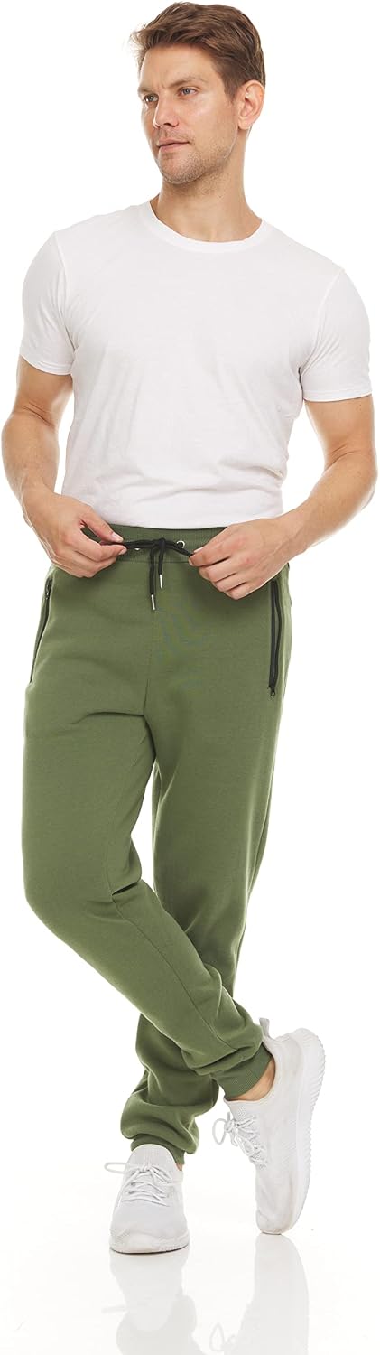 Detalle de Pure Champ Mens Sweatpants 3 Pack Fleece - Zipper Pocket Joggers for Men