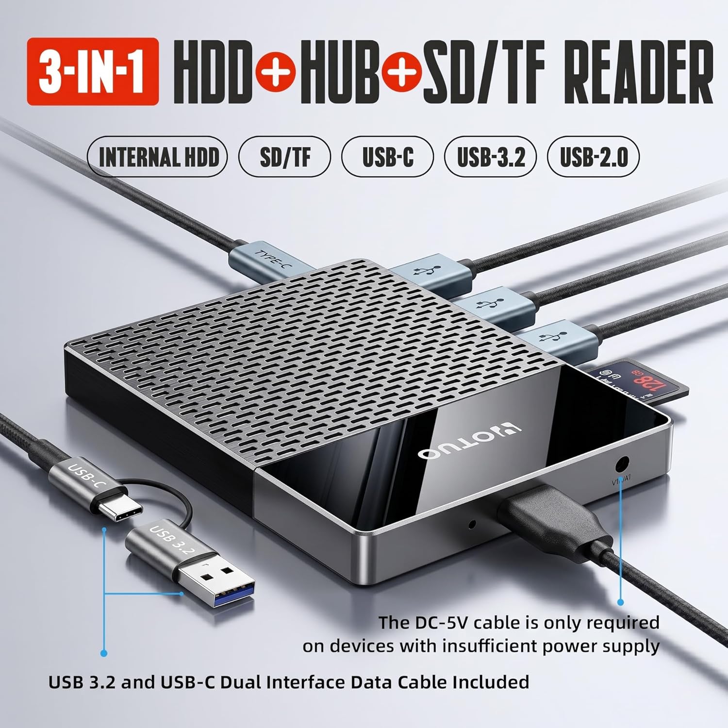 Detalle 2 de YOTUO 1TB External Hard Drive 💾