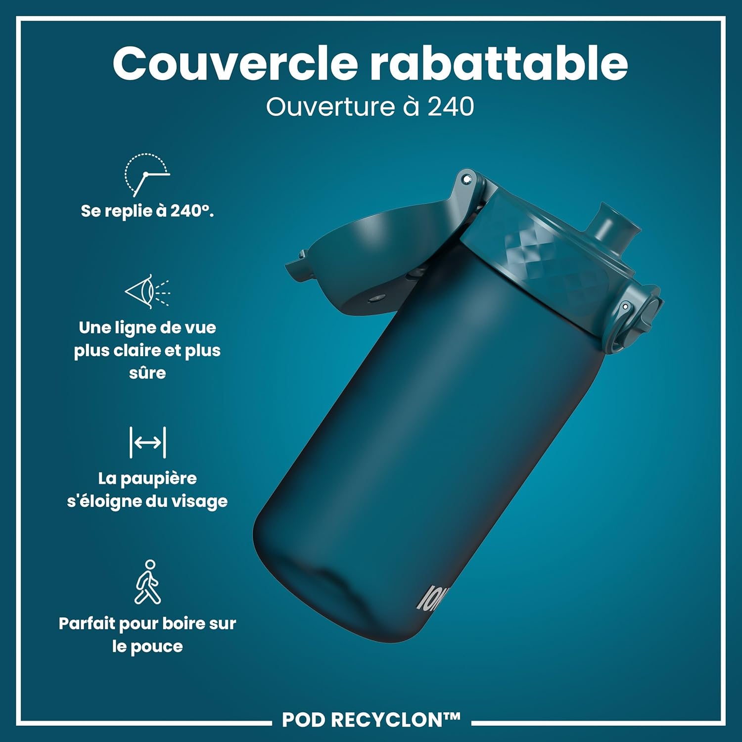 Thumbnail 3 de Ion8 Gourde Enfant 350 ml – Anti-fuite, facile à ouvrir et lavable au lave-vaisselle