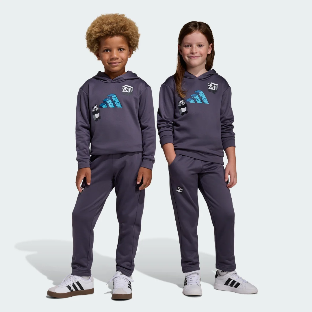 Detalle de Chándal de Entrenamiento Adidas Minecraft – Gris